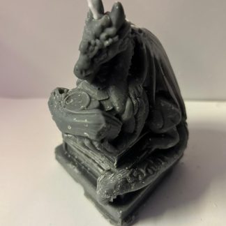 Lemongrass dragon with a book candle